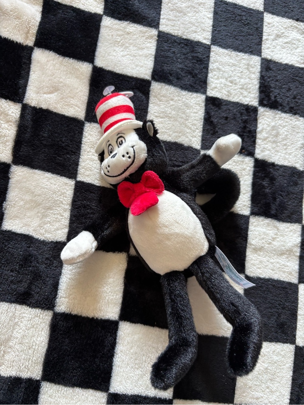 Small cat in the hat plush